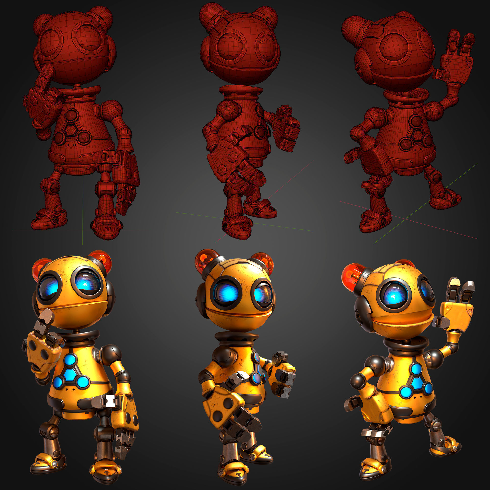 Kit KT-7461 - Ratchet y Clank Game 3D model_4