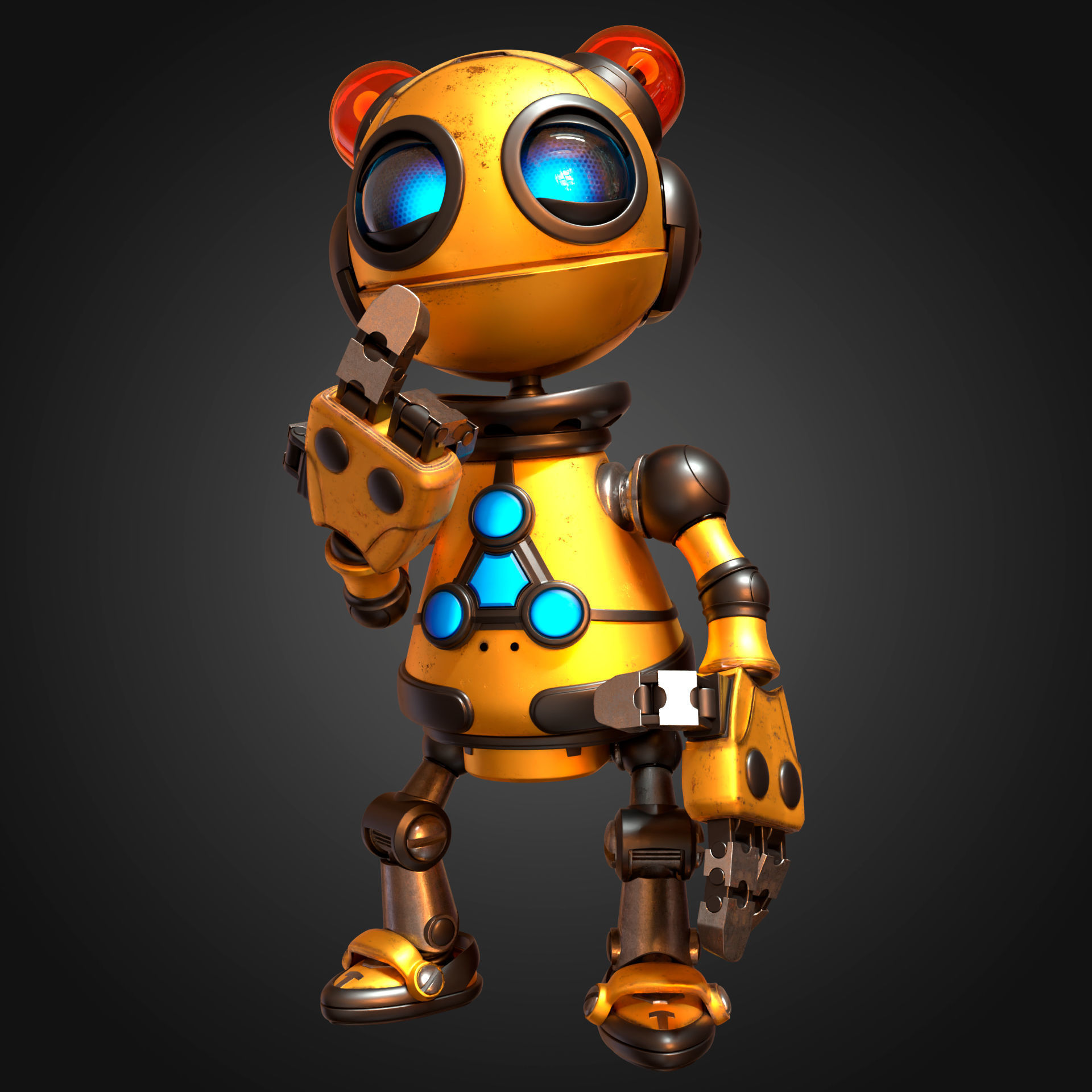 Kit KT-7461 - Ratchet y Clank Game 3D model_5