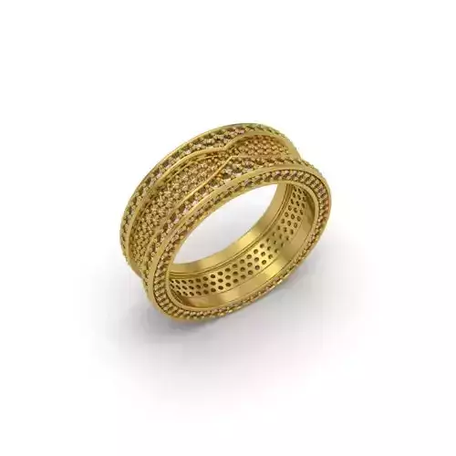 Alliance Luxury Ring - 3D jewelry - AL-624-8