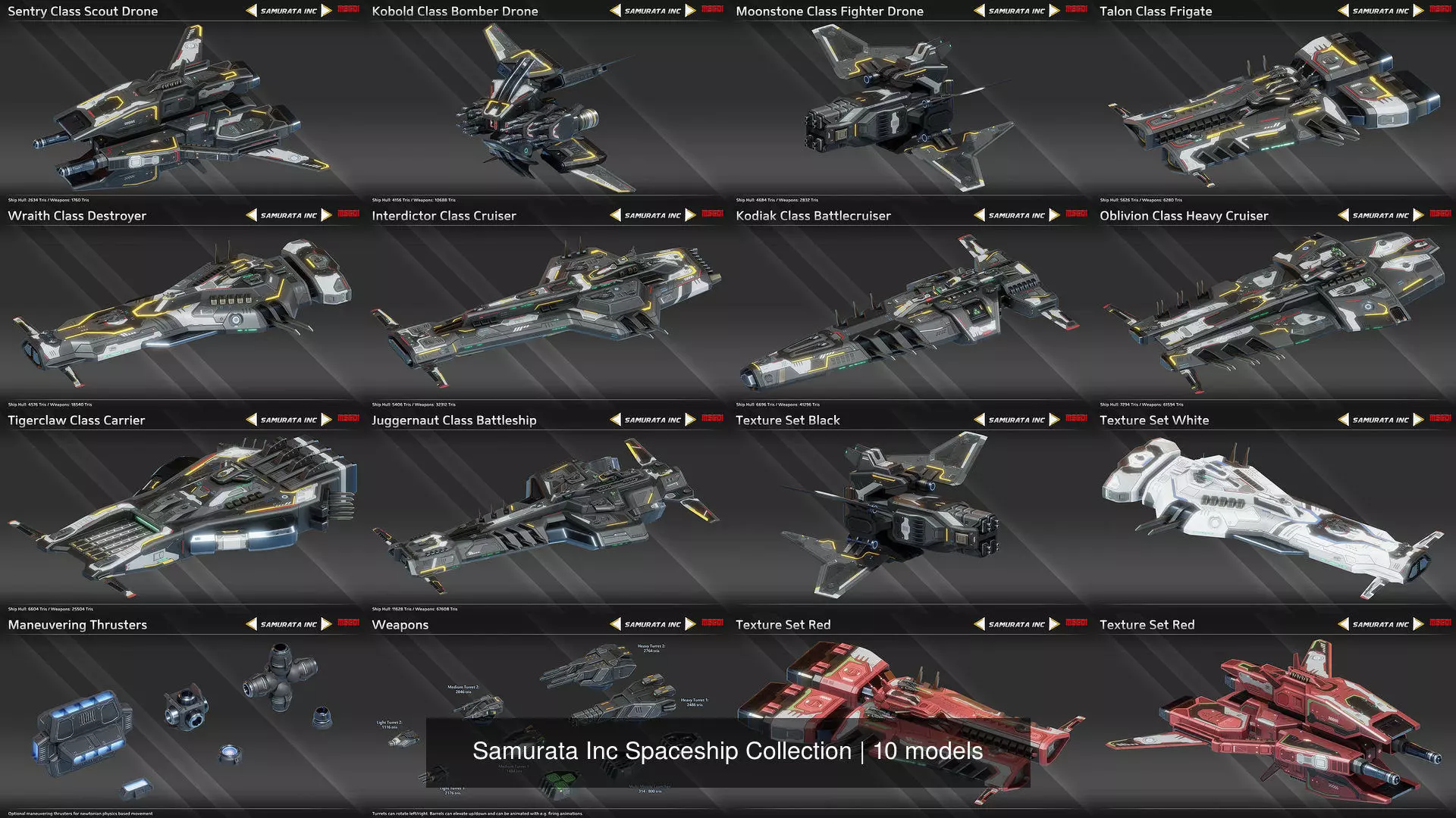 Samurata Inc Spaceship Collection _0