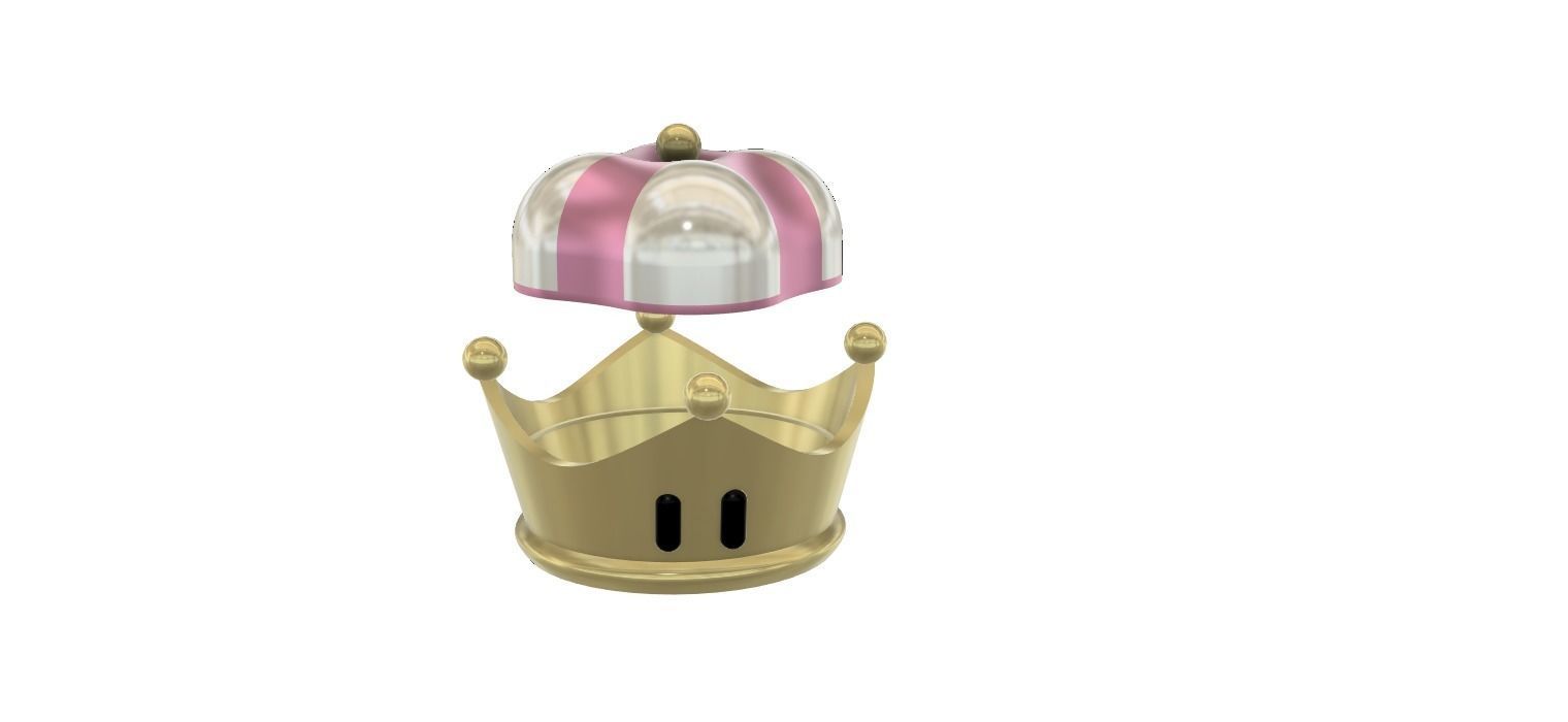 Crown Bowsette 3D print model STL  digital download 3D print model_4