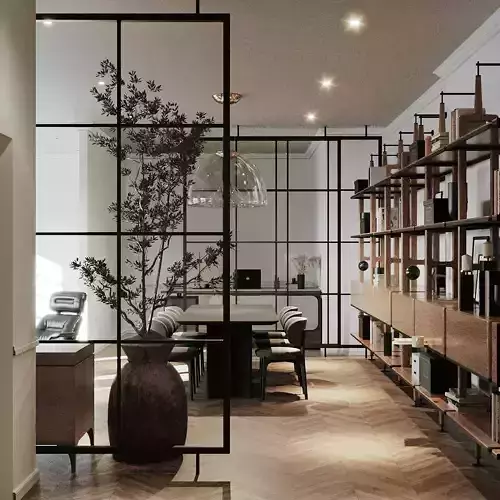 Luxury Office Interior Design Full 3D Scene 3D model 3D model Luxury Office Interior Design Full 3D Scene 3D model 3D model