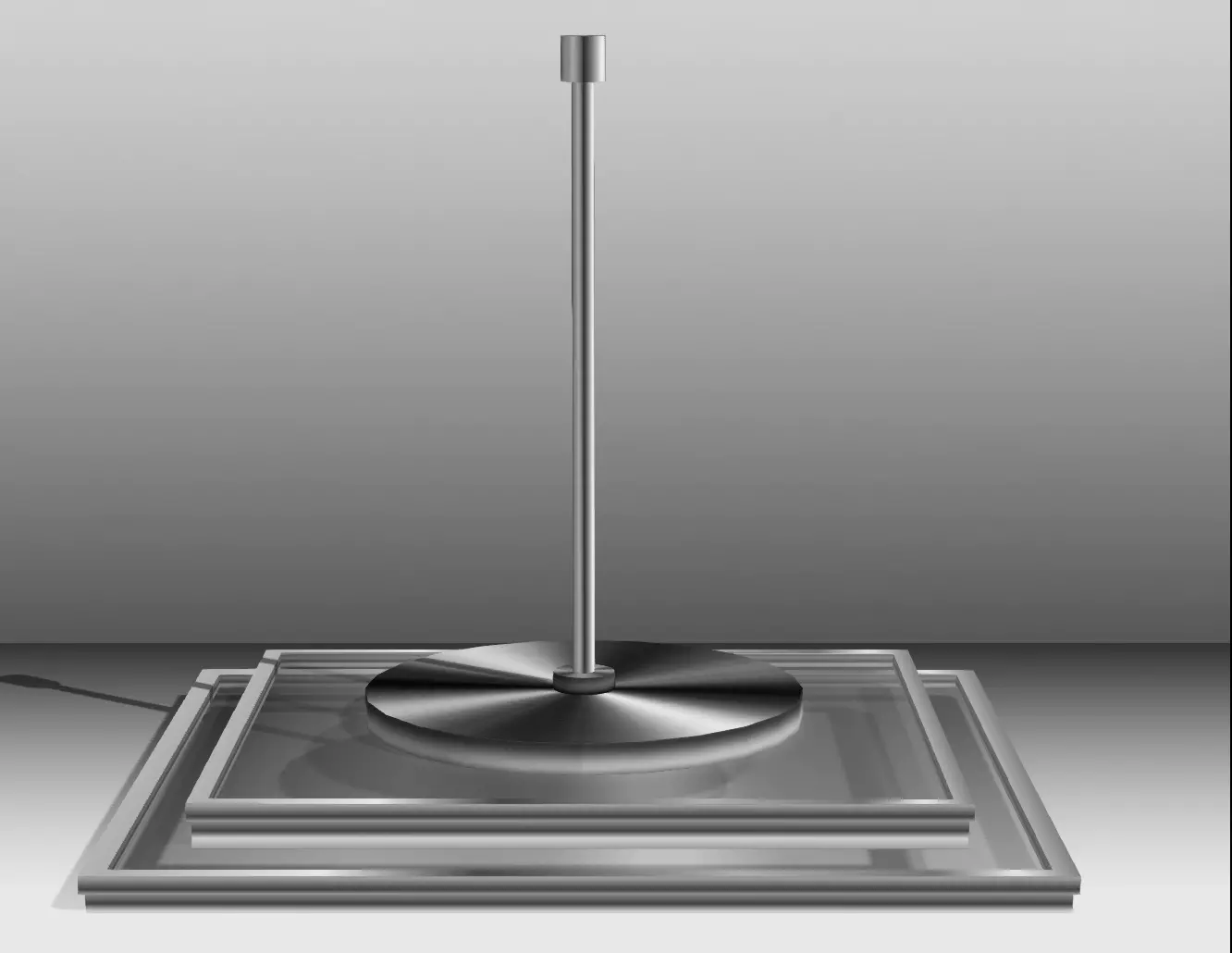 Dance pole 001 Low-poly 3D model_0