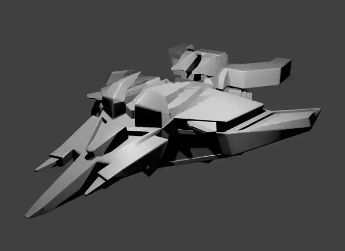Spacecraft spaceship Free 3D model