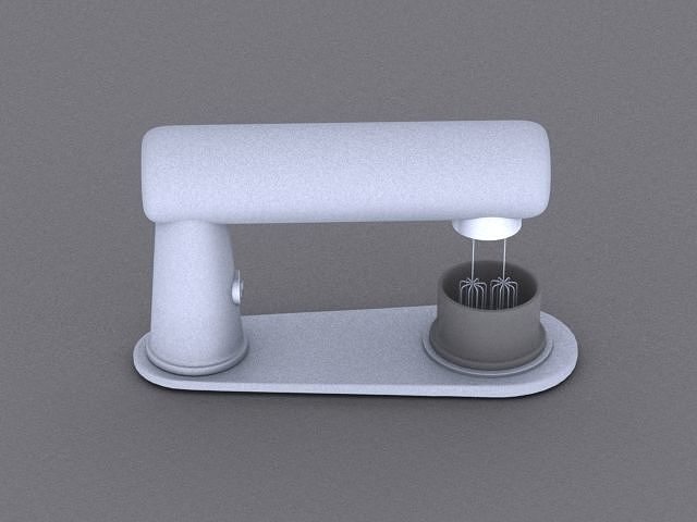 mixer grinder  Low-poly 3D model