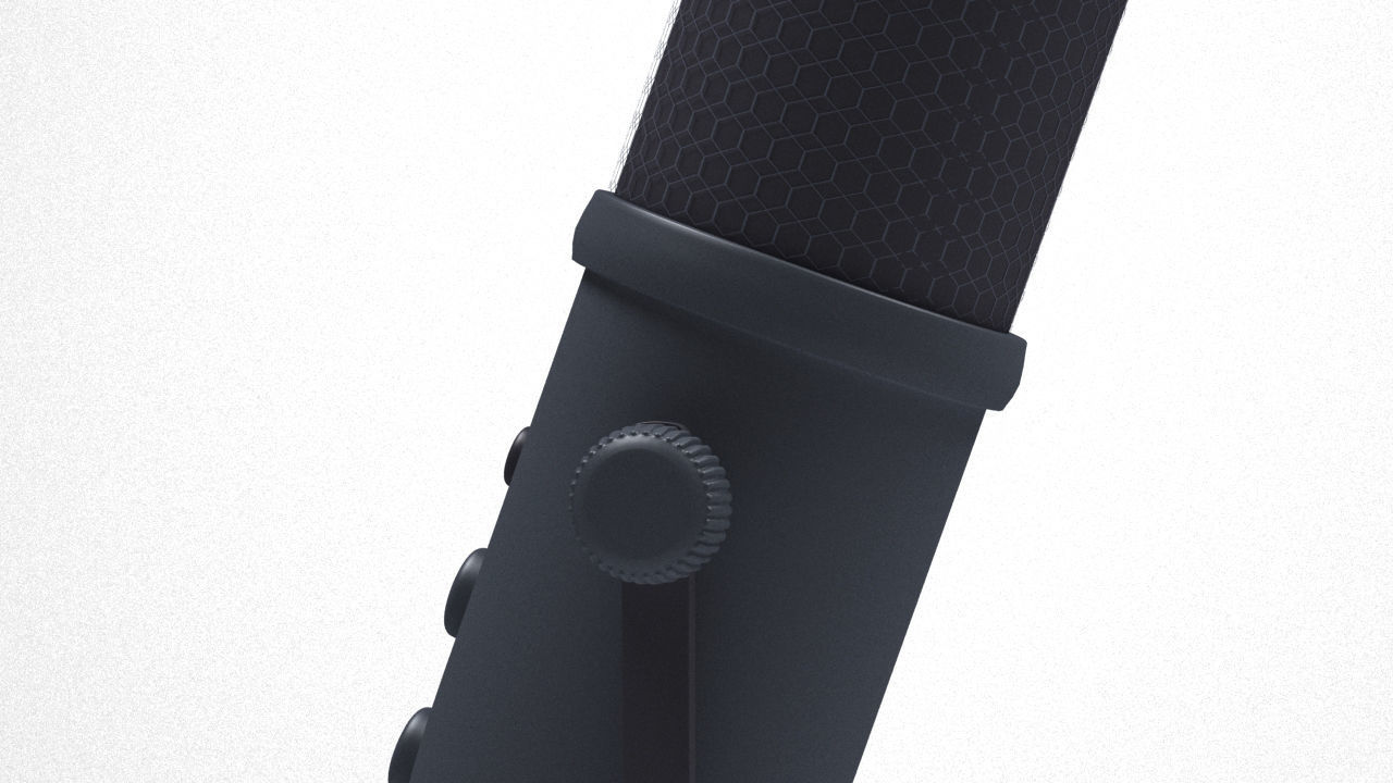 microphone  Low-poly 3D model_7