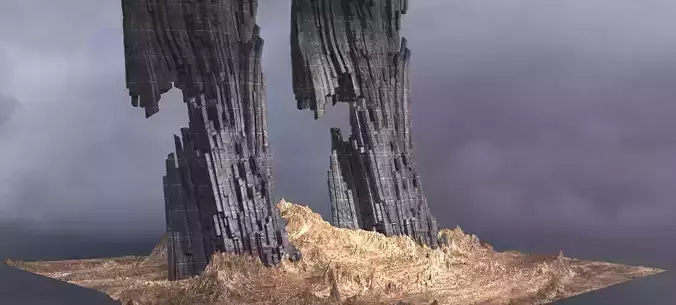 Desert Arrakis spice  Monoliths