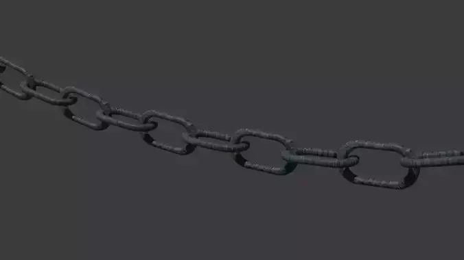 Chain Generator with Geometry Nodes in Blender 