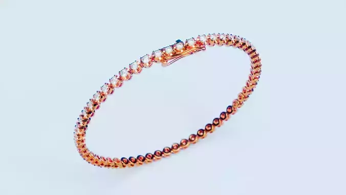 Tennis bracelet box clasp FREE Free 3D print model
