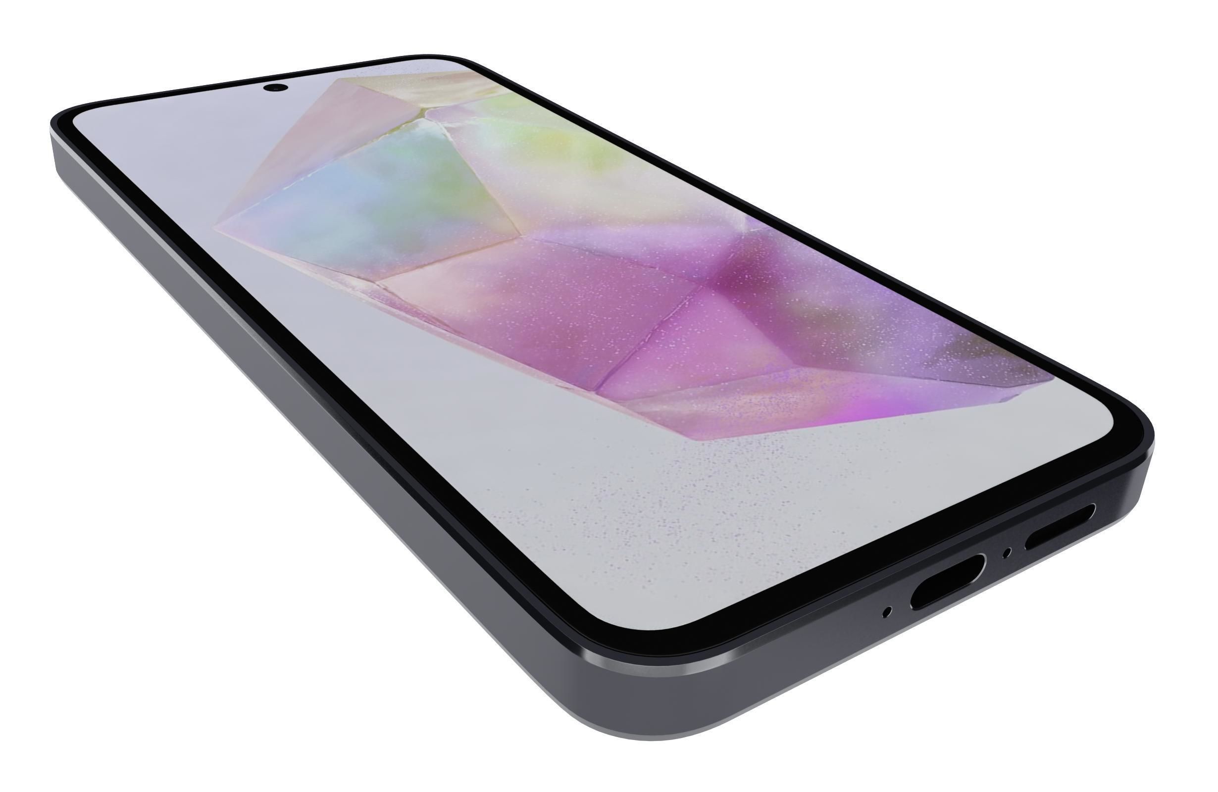 Samsung Galaxy A35 5G Black 3D model_12