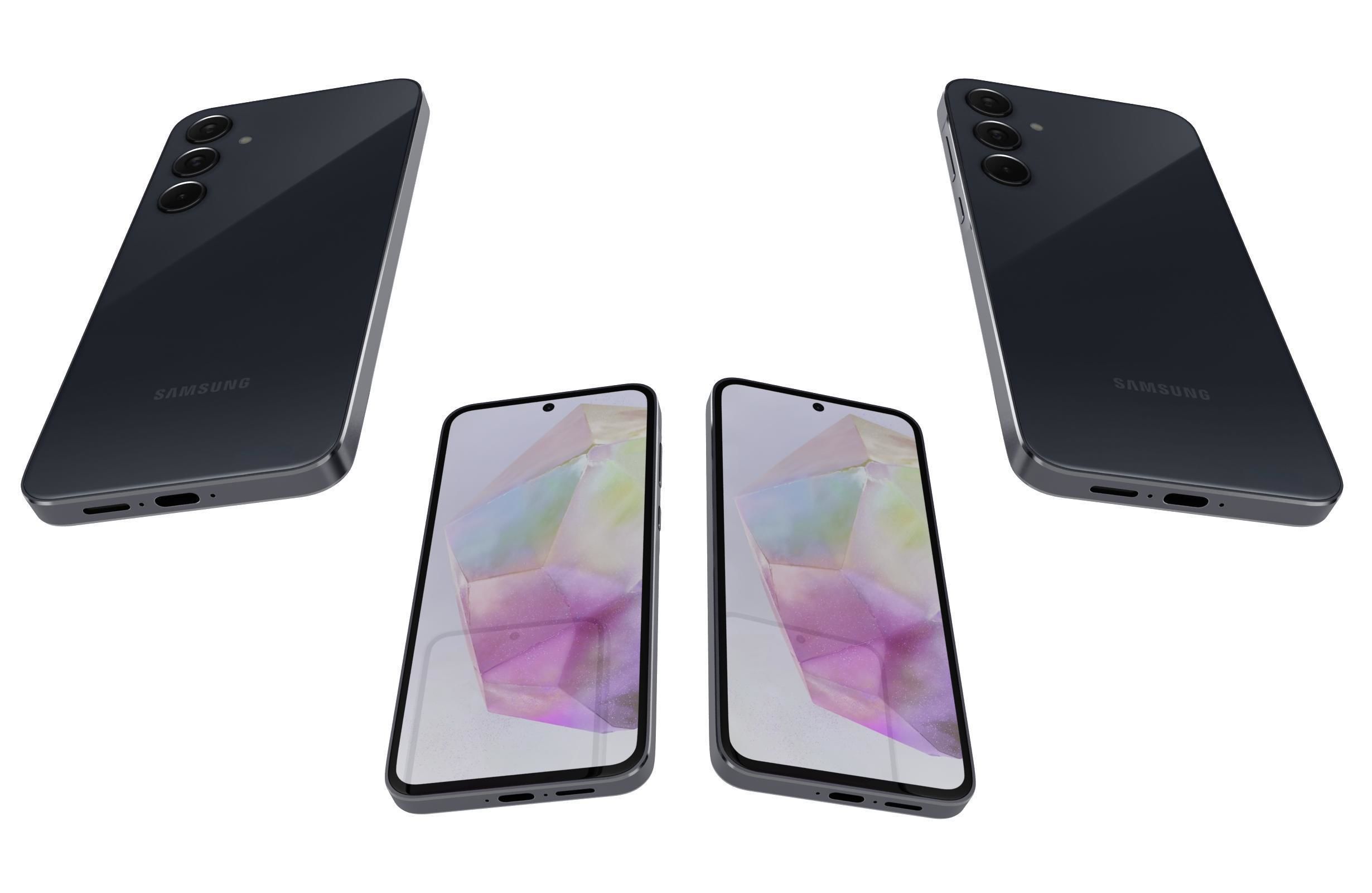 Samsung Galaxy A35 5G Black 3D model_5