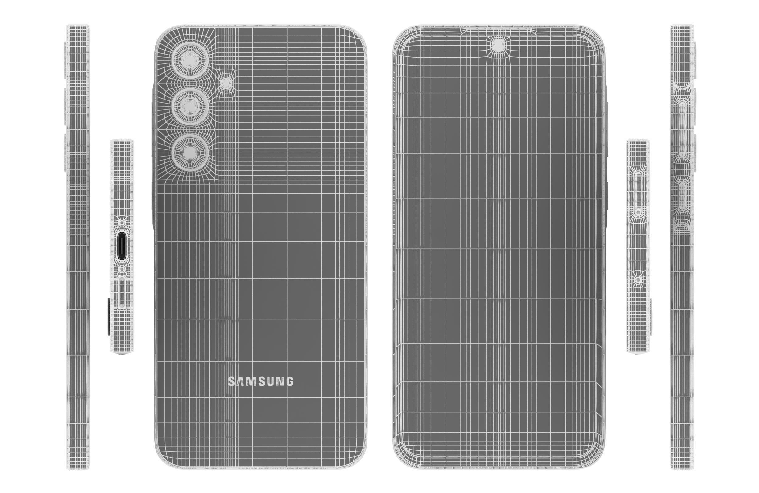 Samsung Galaxy A35 5G Black 3D model_17