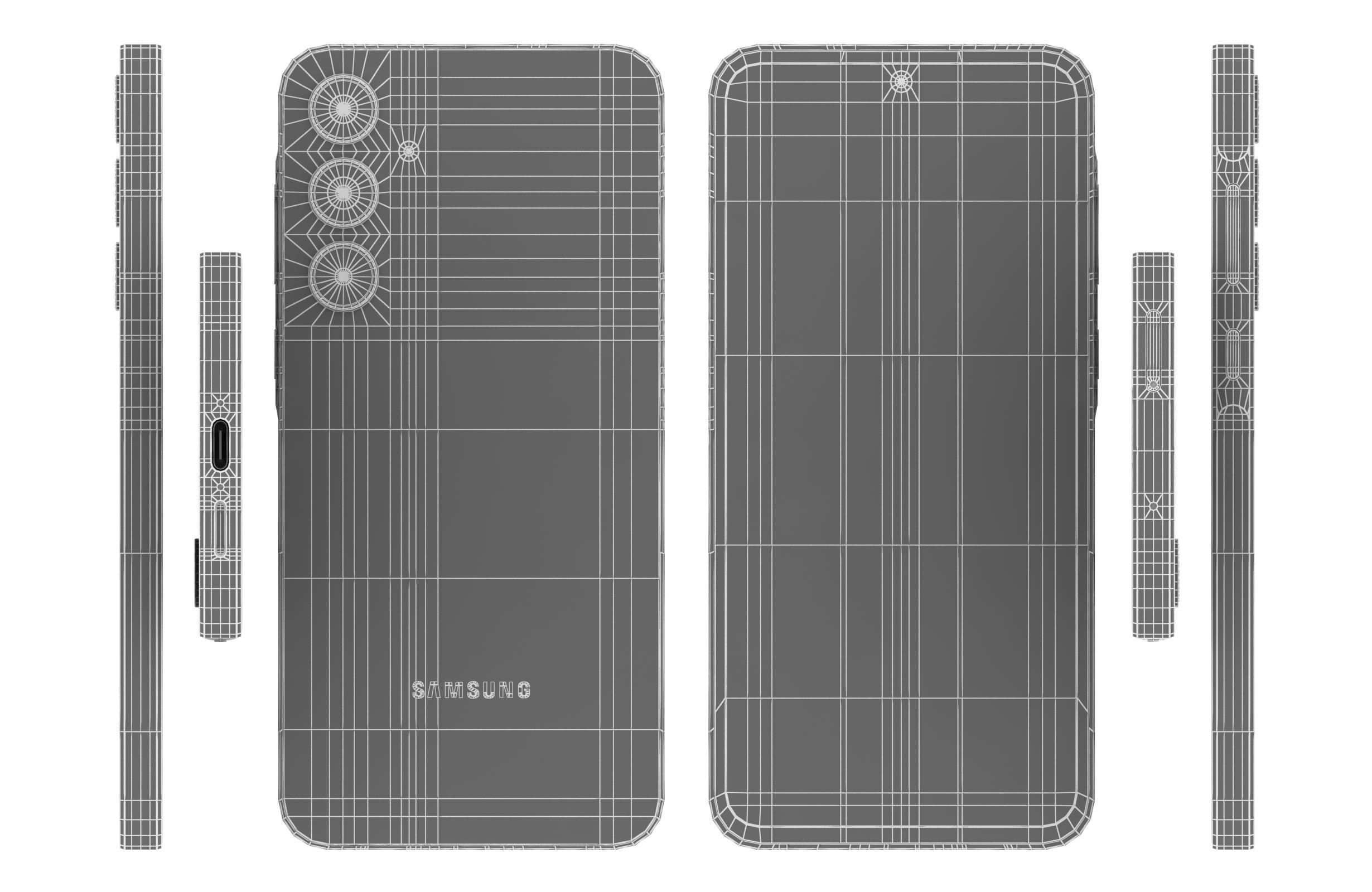 Samsung Galaxy A35 5G Black 3D model_16