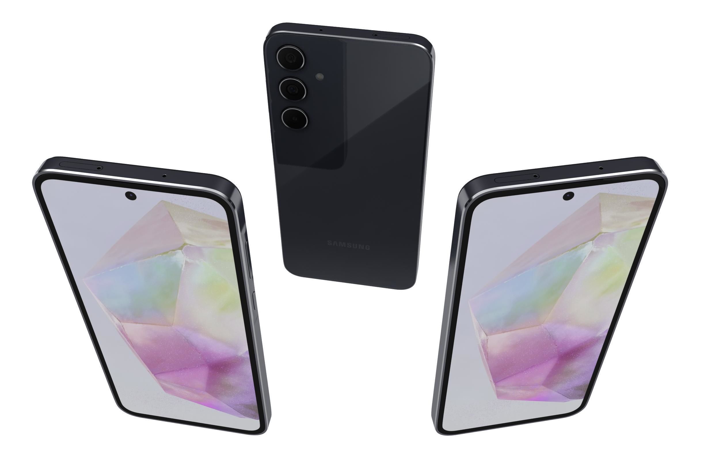 Samsung Galaxy A35 5G Black 3D model_1