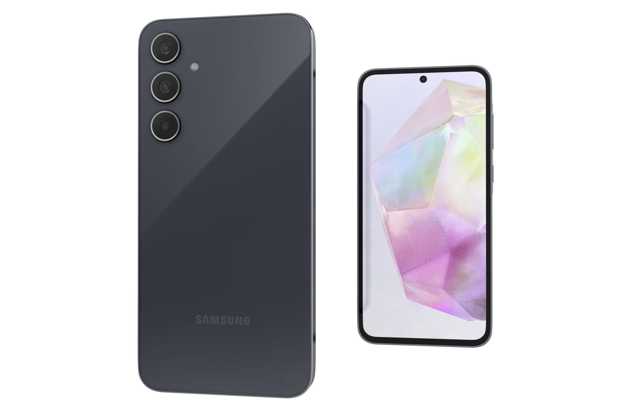 Samsung Galaxy A35 5G Black 3D model_7