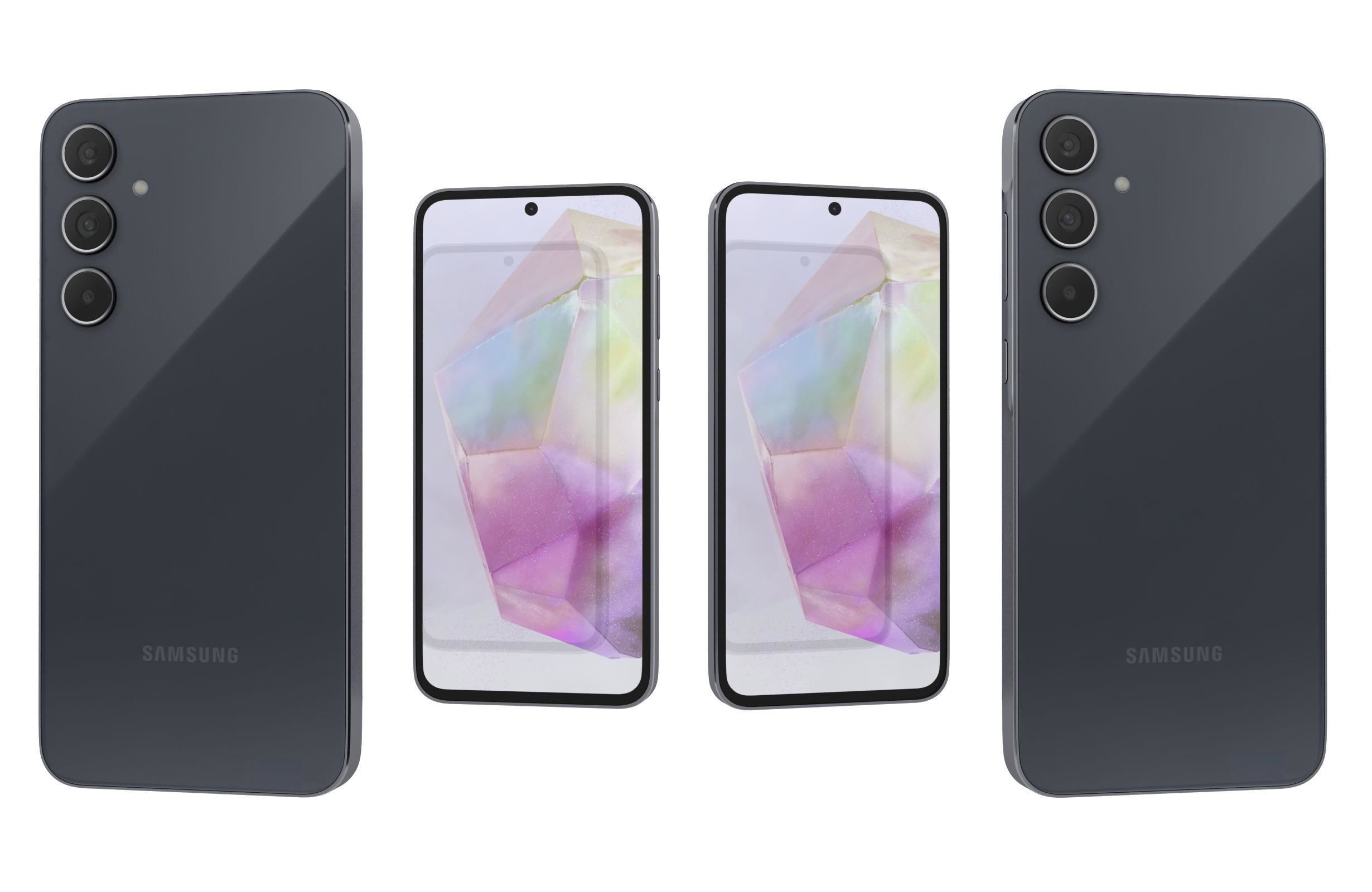 Samsung Galaxy A35 5G Black 3D model_3