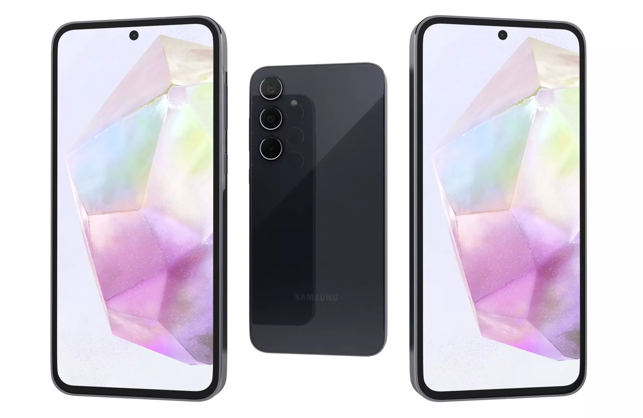 Samsung Galaxy A35 5G Black 3D model_0