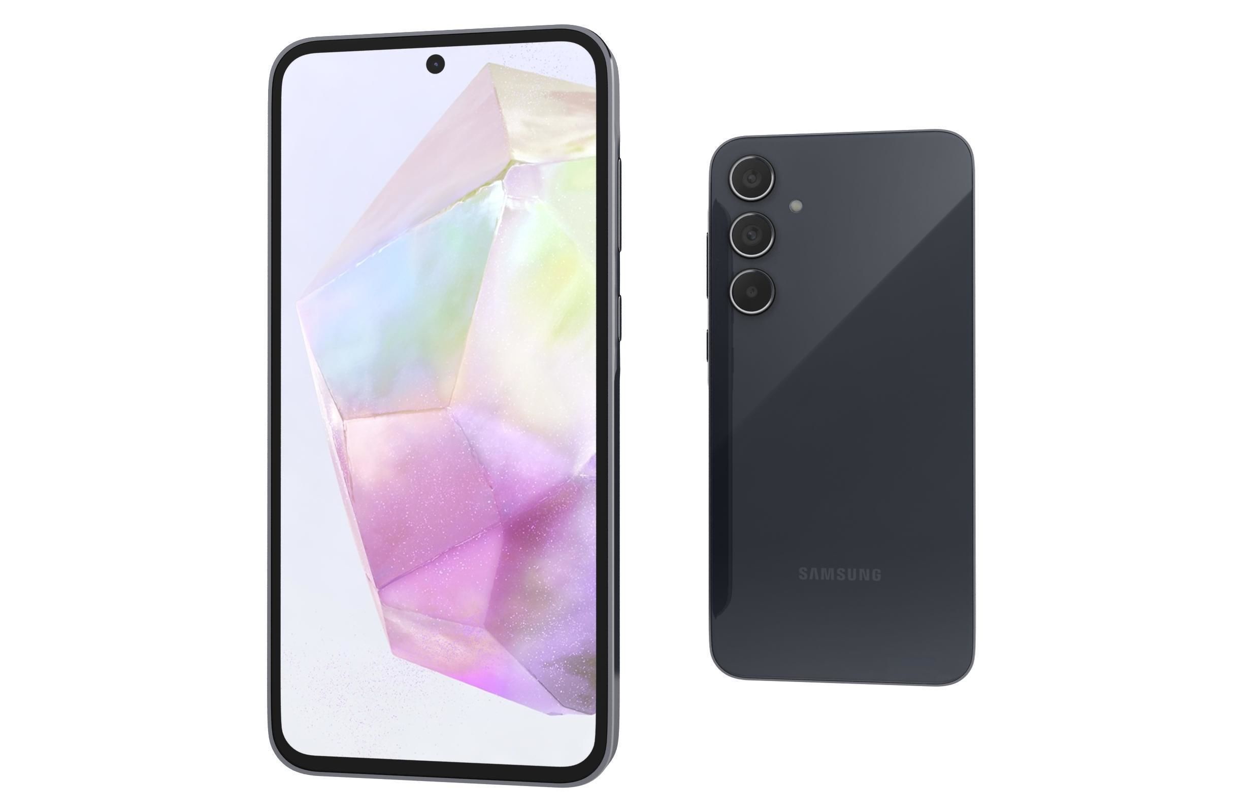 Samsung Galaxy A35 5G Black 3D model_8