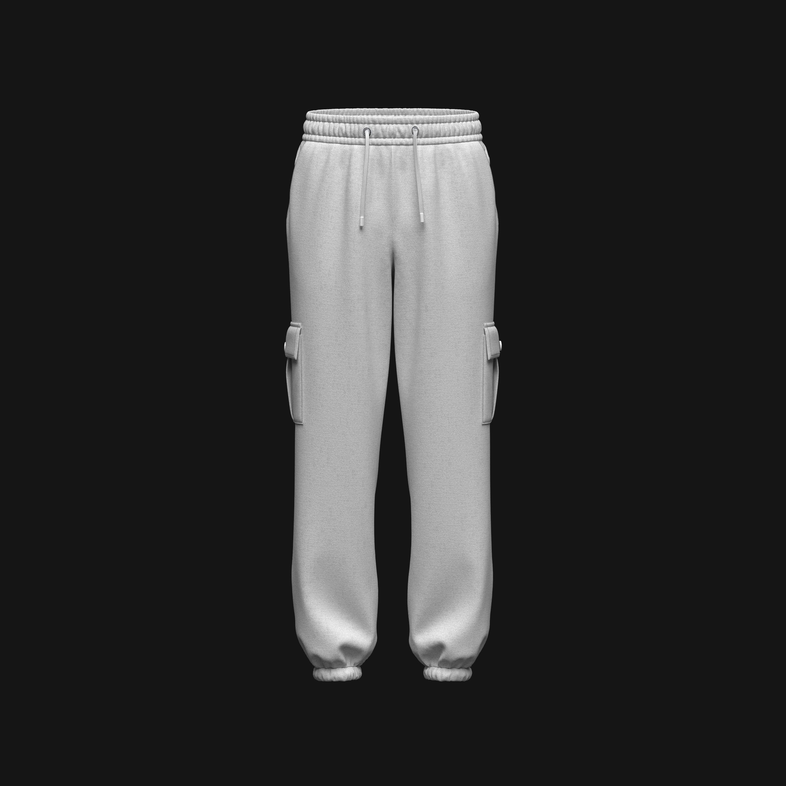 Men Cargo Pant 3d Model 3D model_5