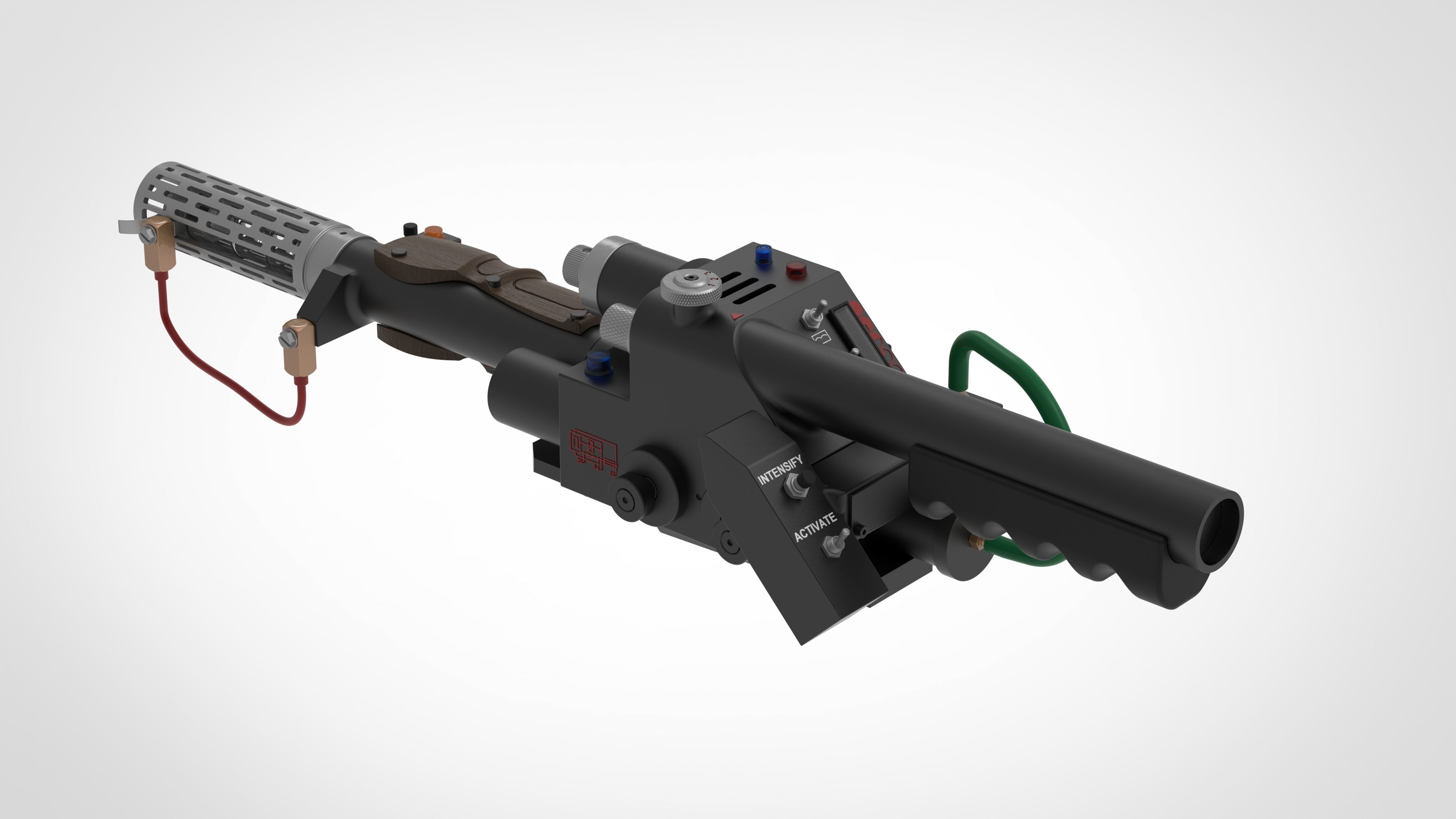 Neutrona wand from the Ghostbusters Frozen Empire 2024 3D print model_2