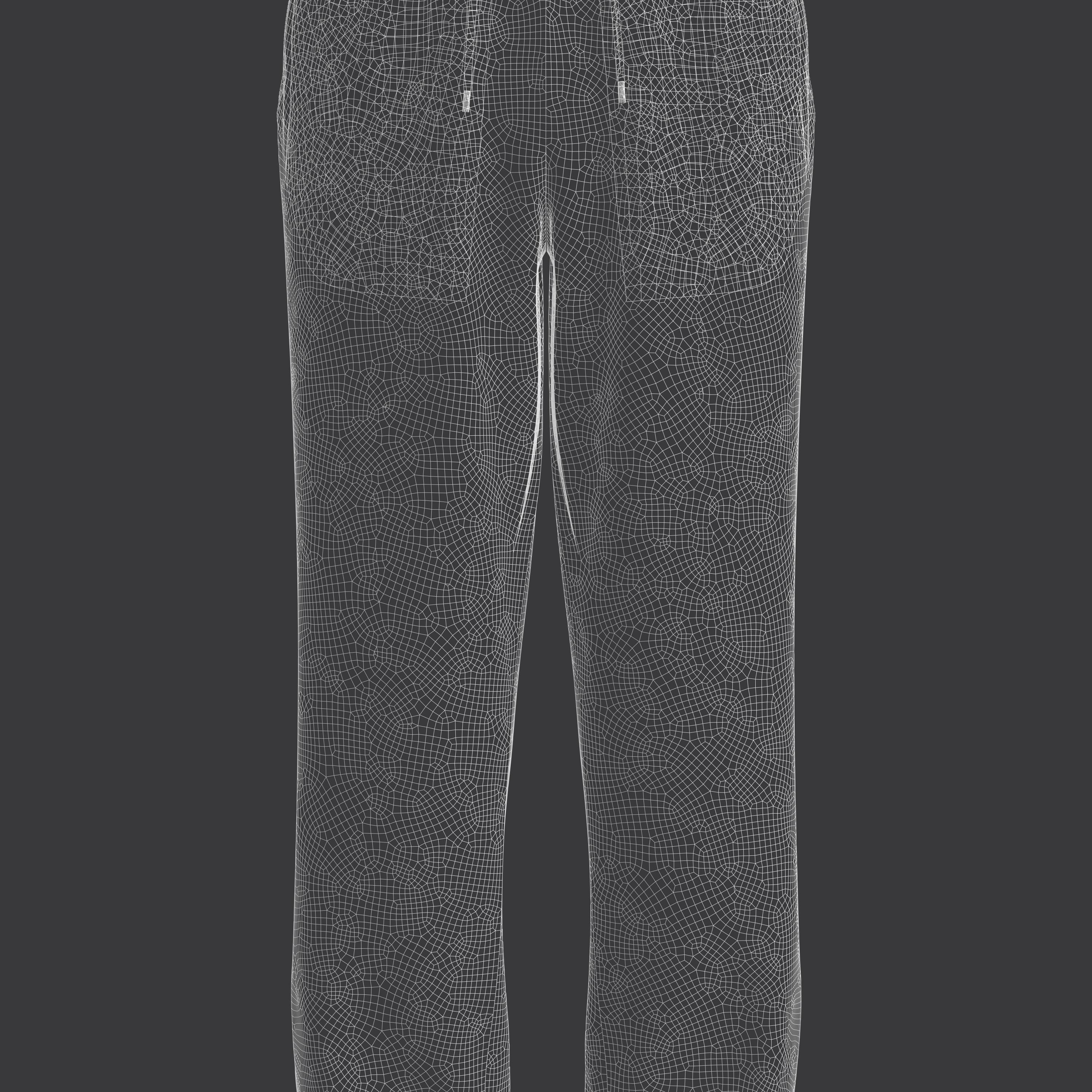 Mens Oversized Jogger 3d Model 3D model_3