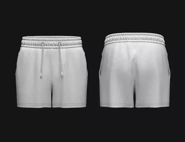 Men Shorts 3d Model