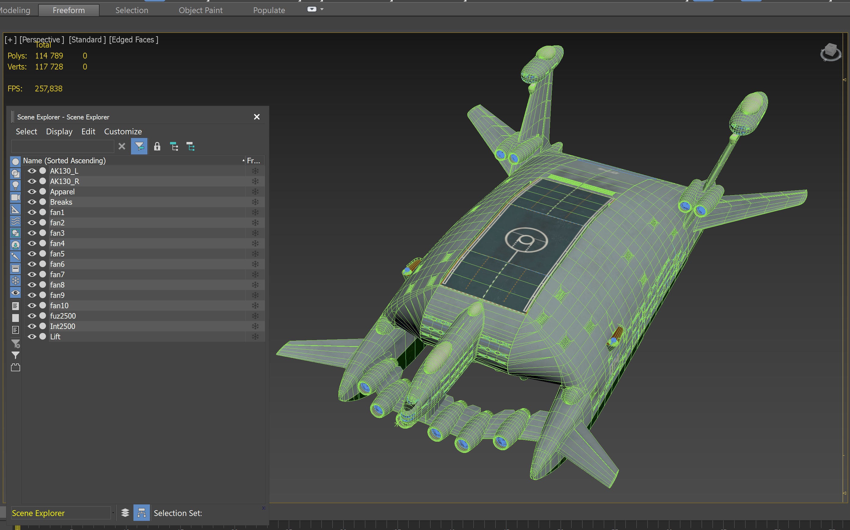 Bartini A-2500 WIG aircraft carrier 3D model_19