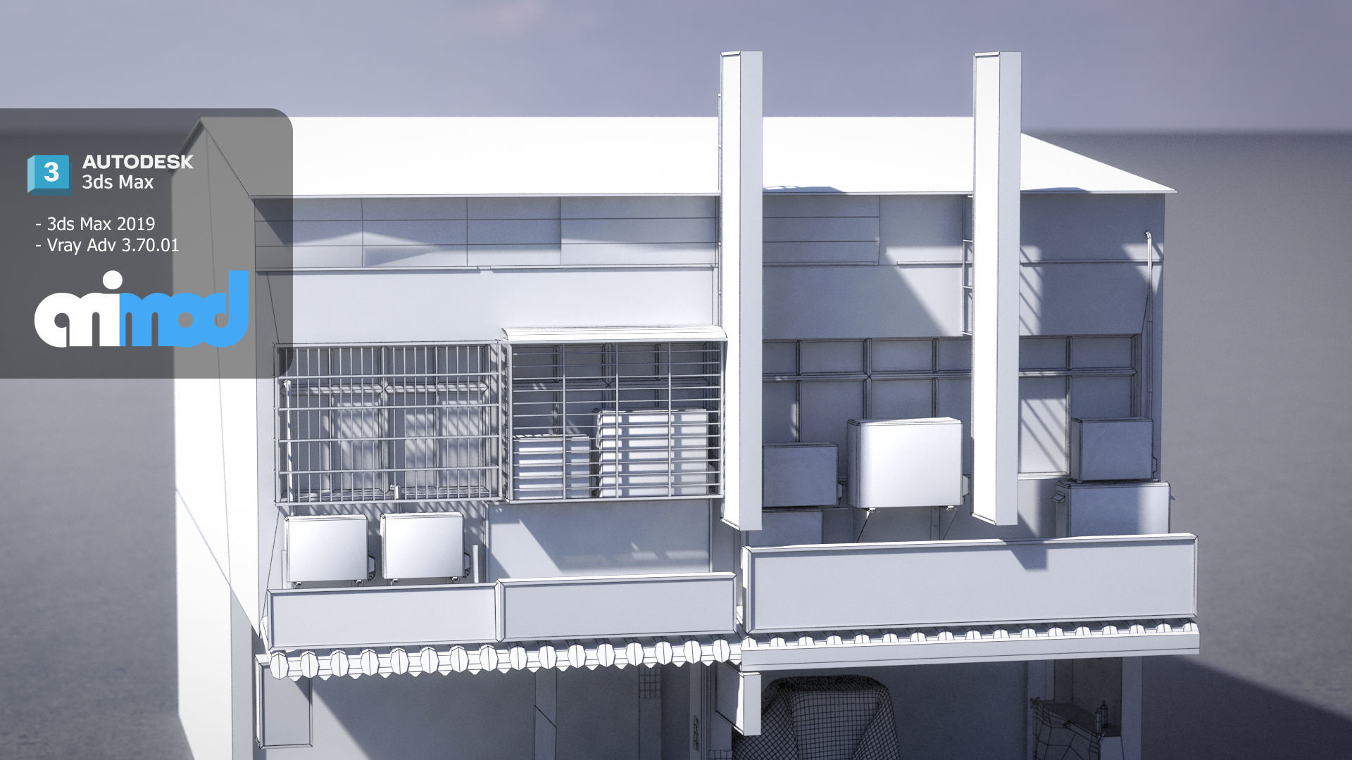 Raohe Building 01 3D model_8