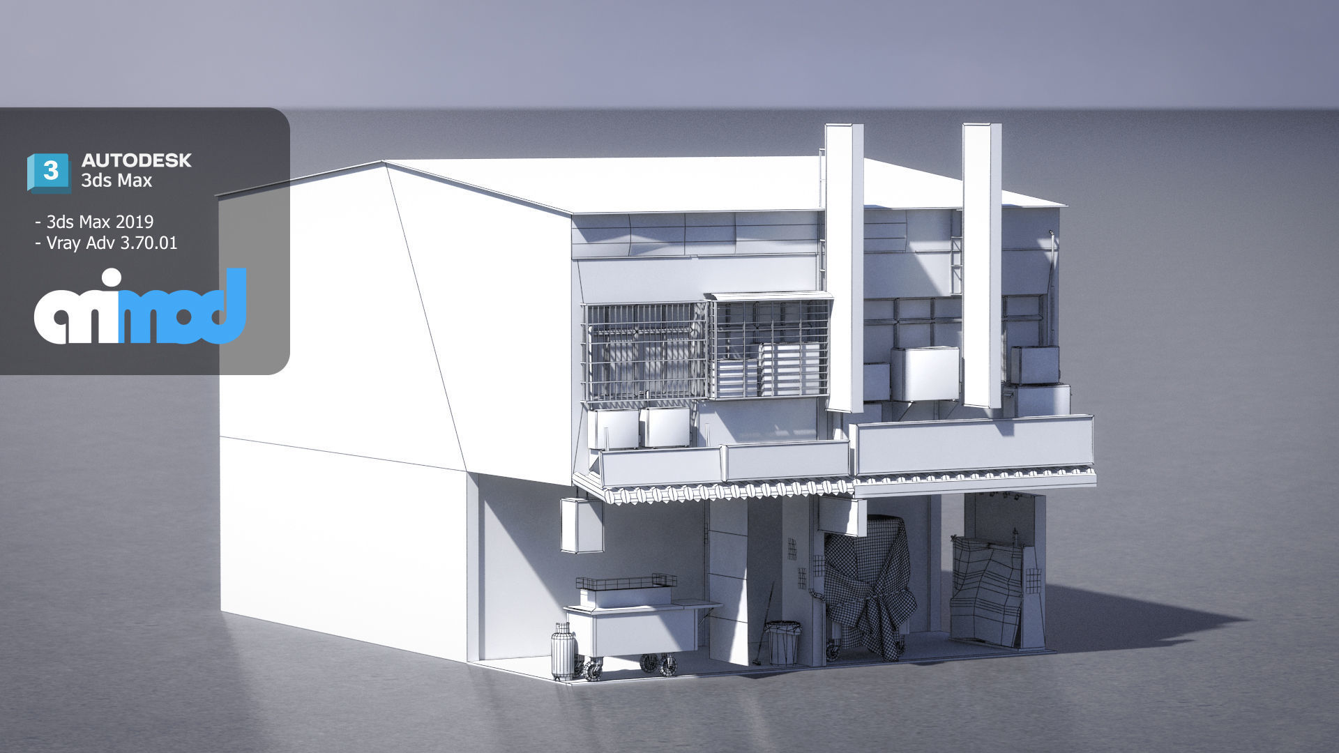Raohe Building 01 3D model_9