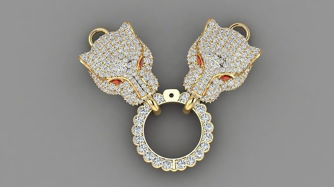 Panther Necklace  3D print model