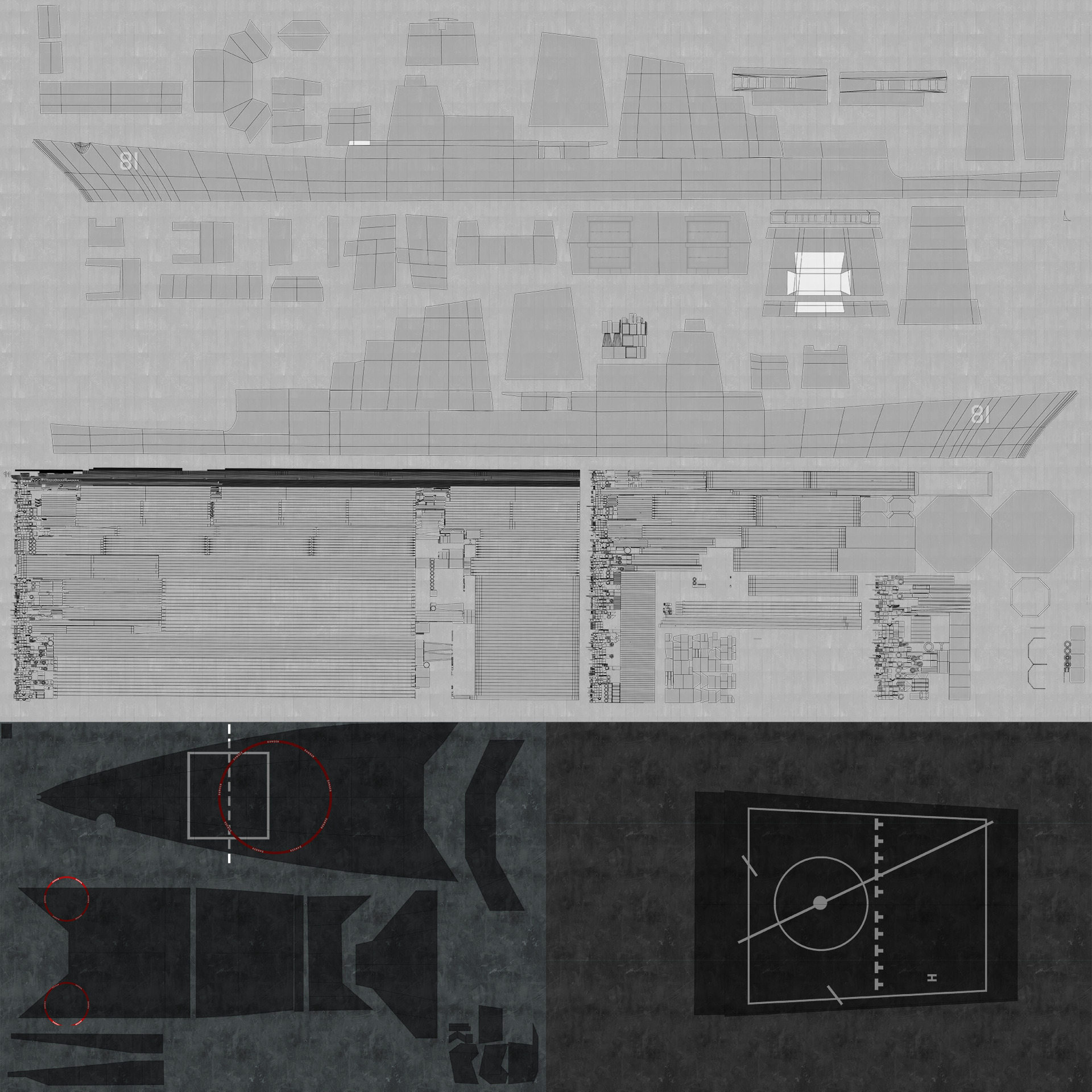 USS Winston S Churchill Arleigh Burke Flight IIA 3D model_17