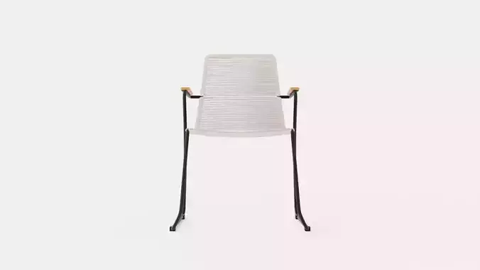 Bjorko armchair Low-poly 3D model