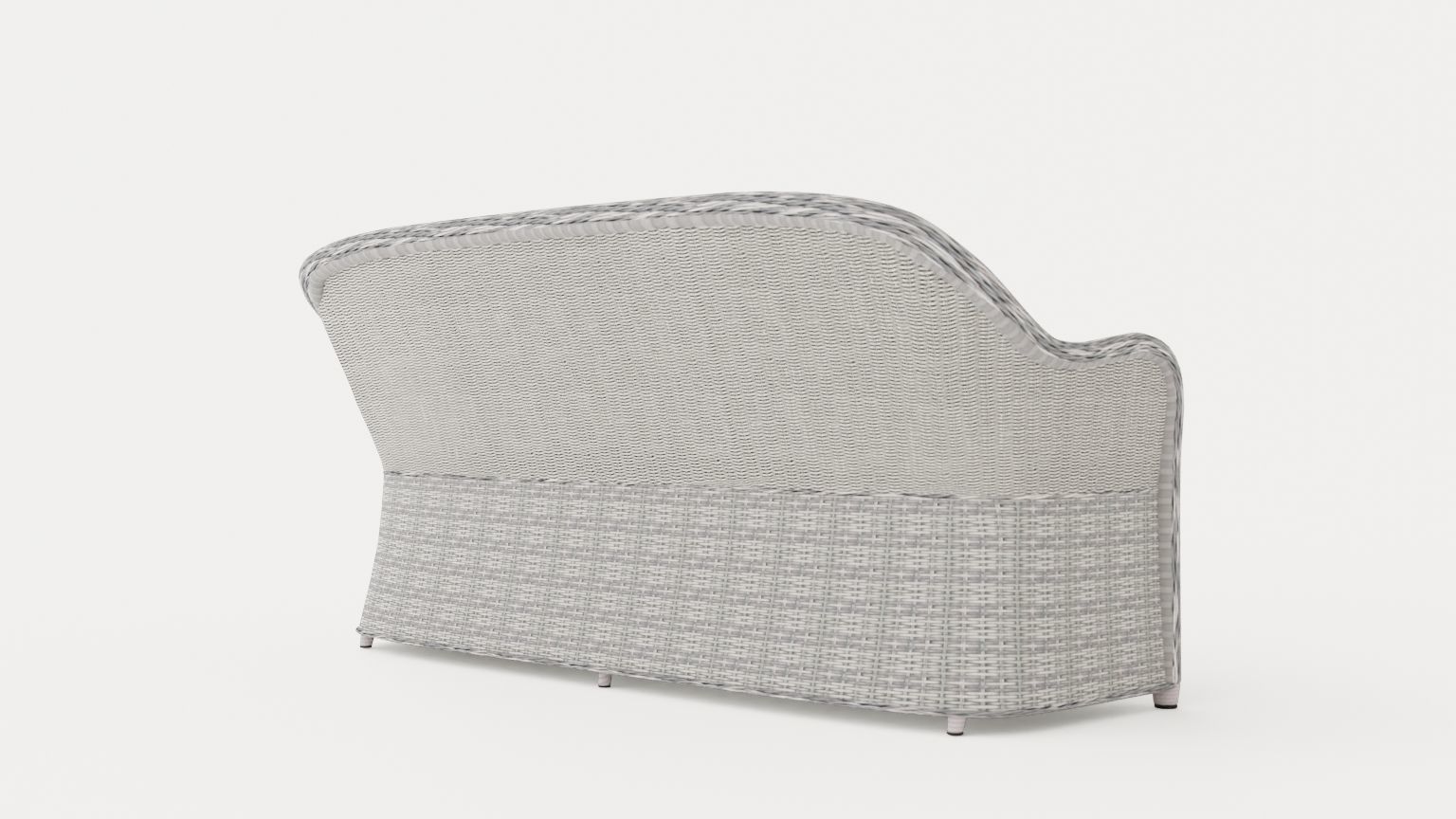 Roma 3-seater sofa Low-poly 3D model_3