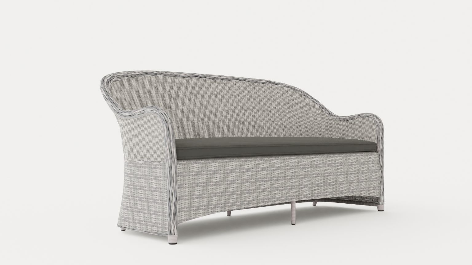 Roma 3-seater sofa Low-poly 3D model_1