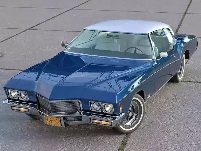 Buick Riviera 1971 3D model