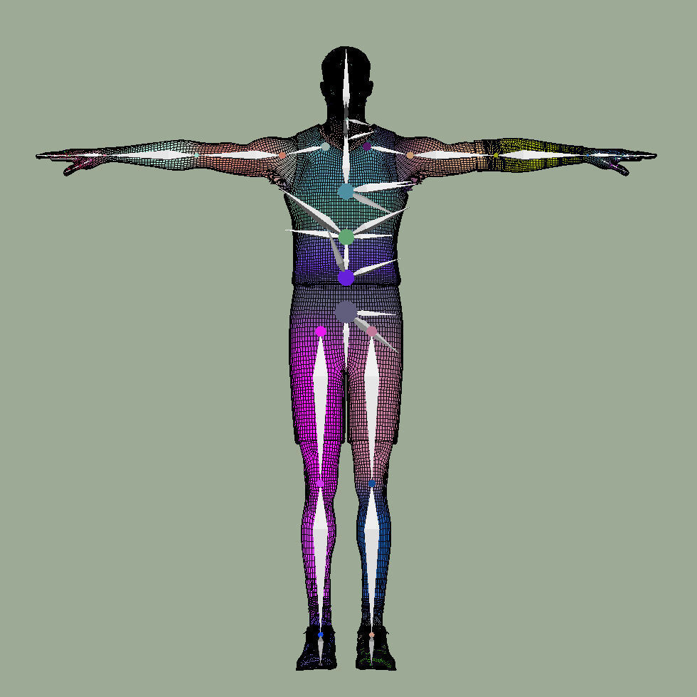 T-Pose rigged Tyrese Haliburton Indiana Pacers  3D model_4