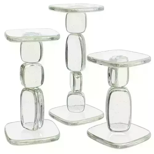 Baker Furniture glass side tables Sospiri
