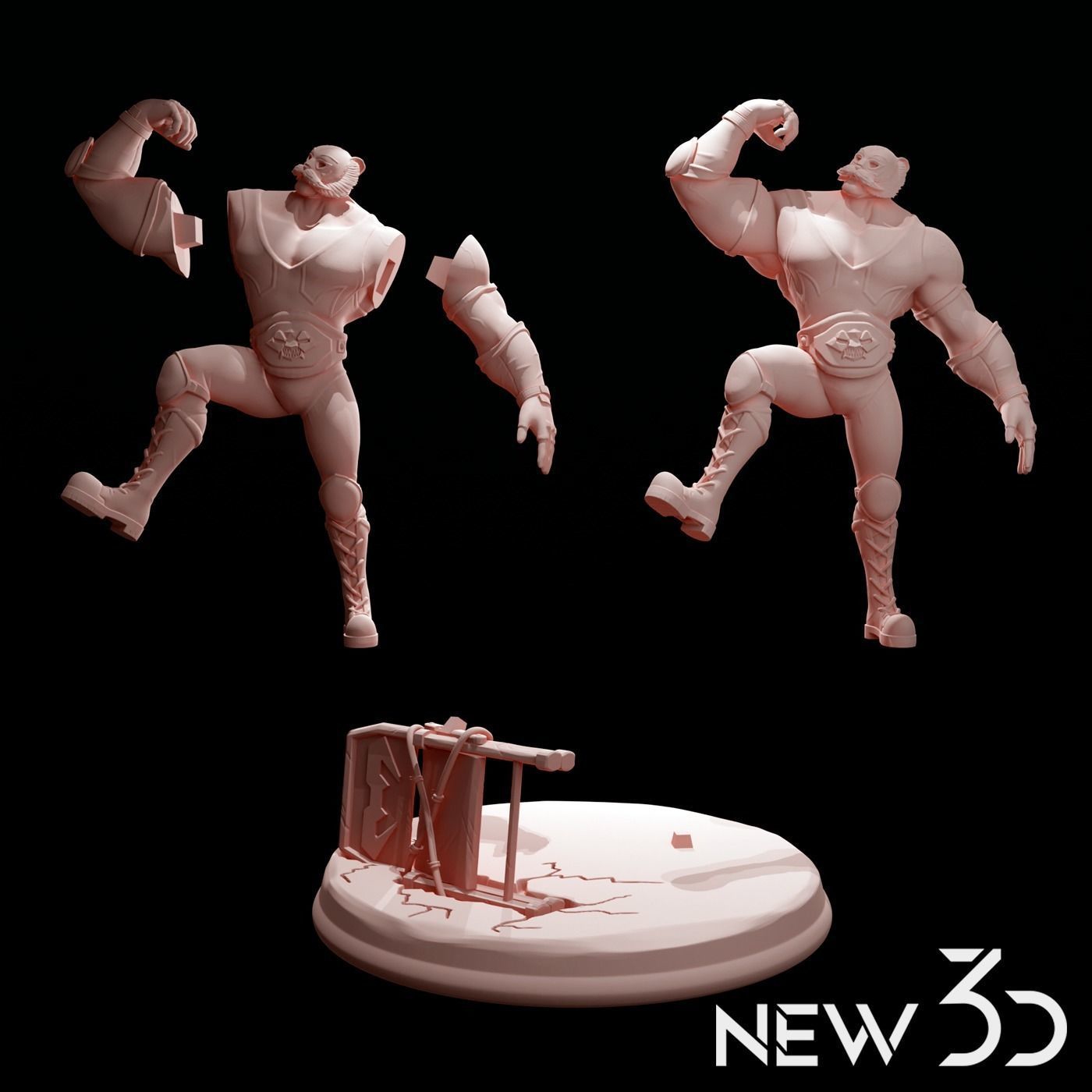 Tigre Braum 3D print model_4