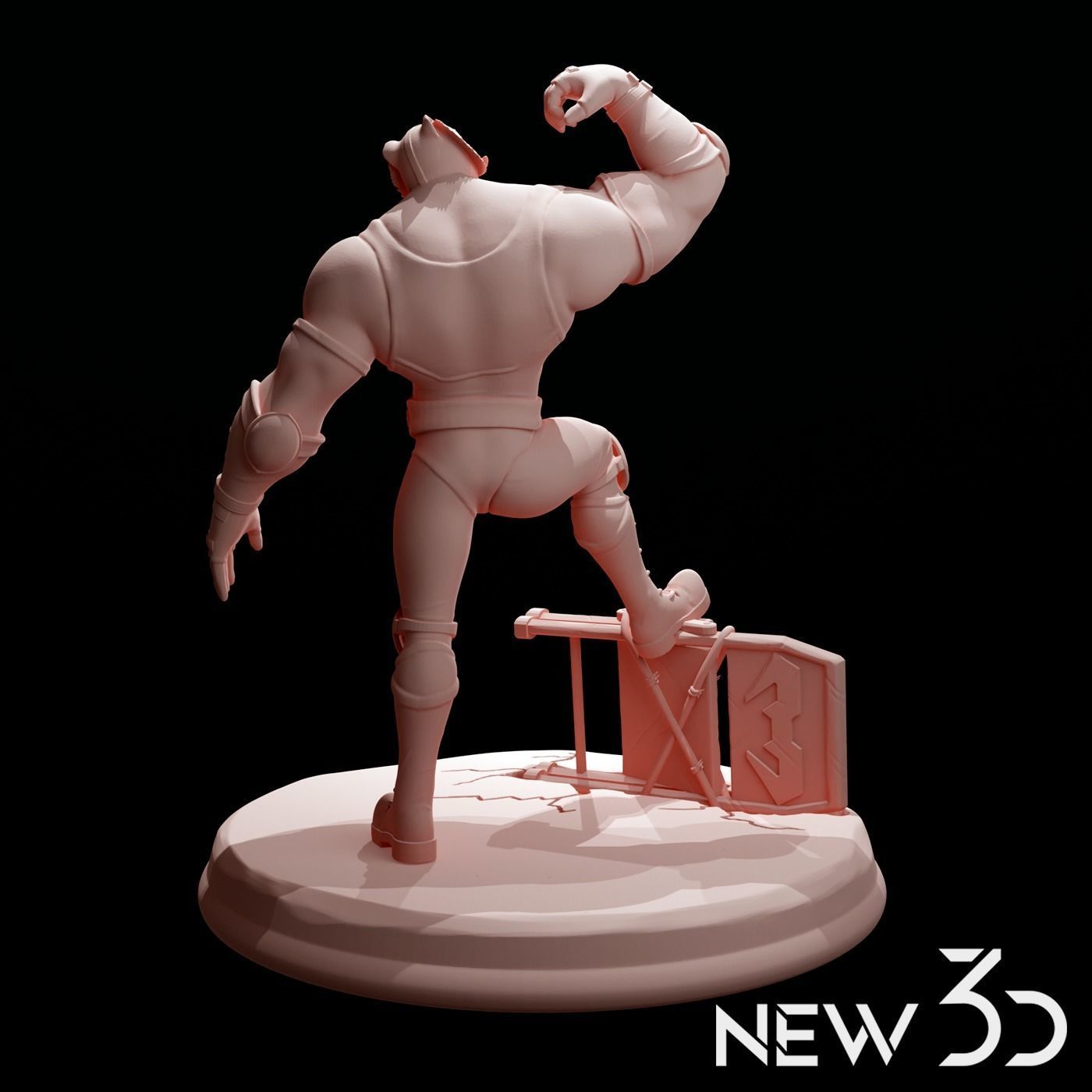 Tigre Braum 3D print model_2