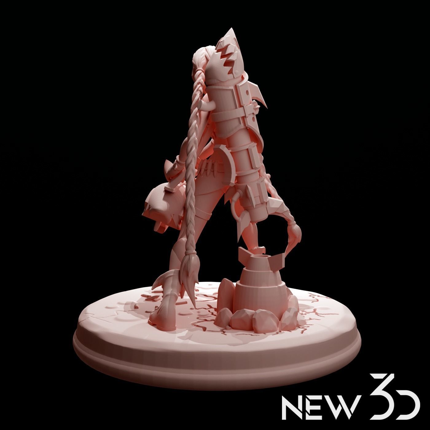 Jinx league of legends 3D print model_2