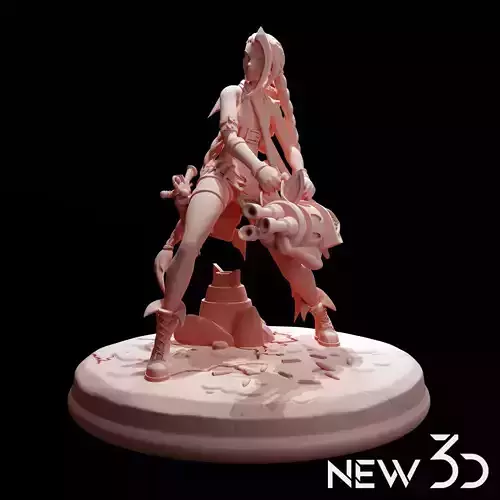 Jinx league of legends 3D print model