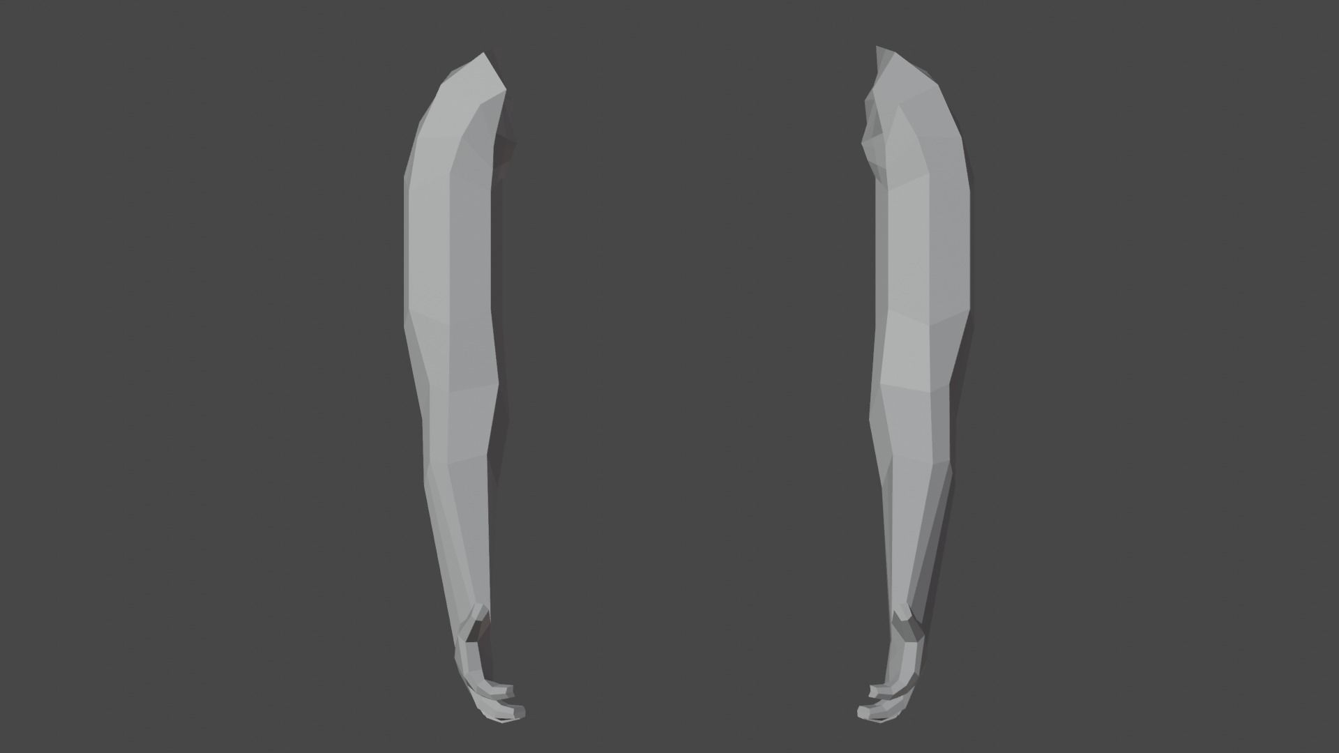 3 IN ONE LowPoly arms Pack ddiffrent level of low-poly arms Low-poly 3D model_1