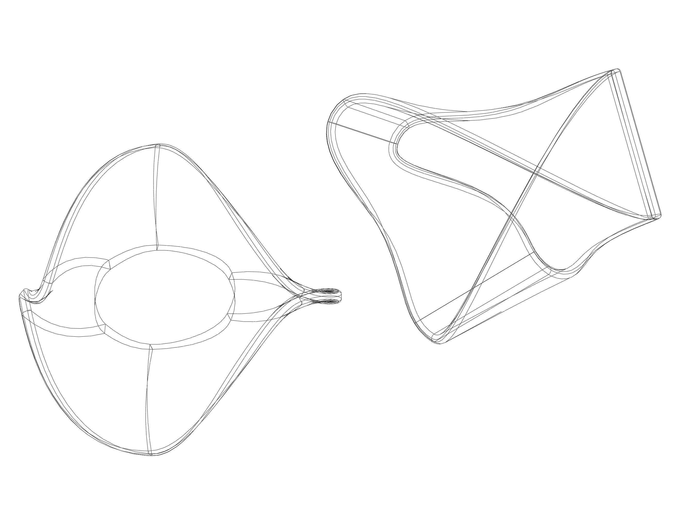 Moebius Shape Geometric Art 3D print model_20