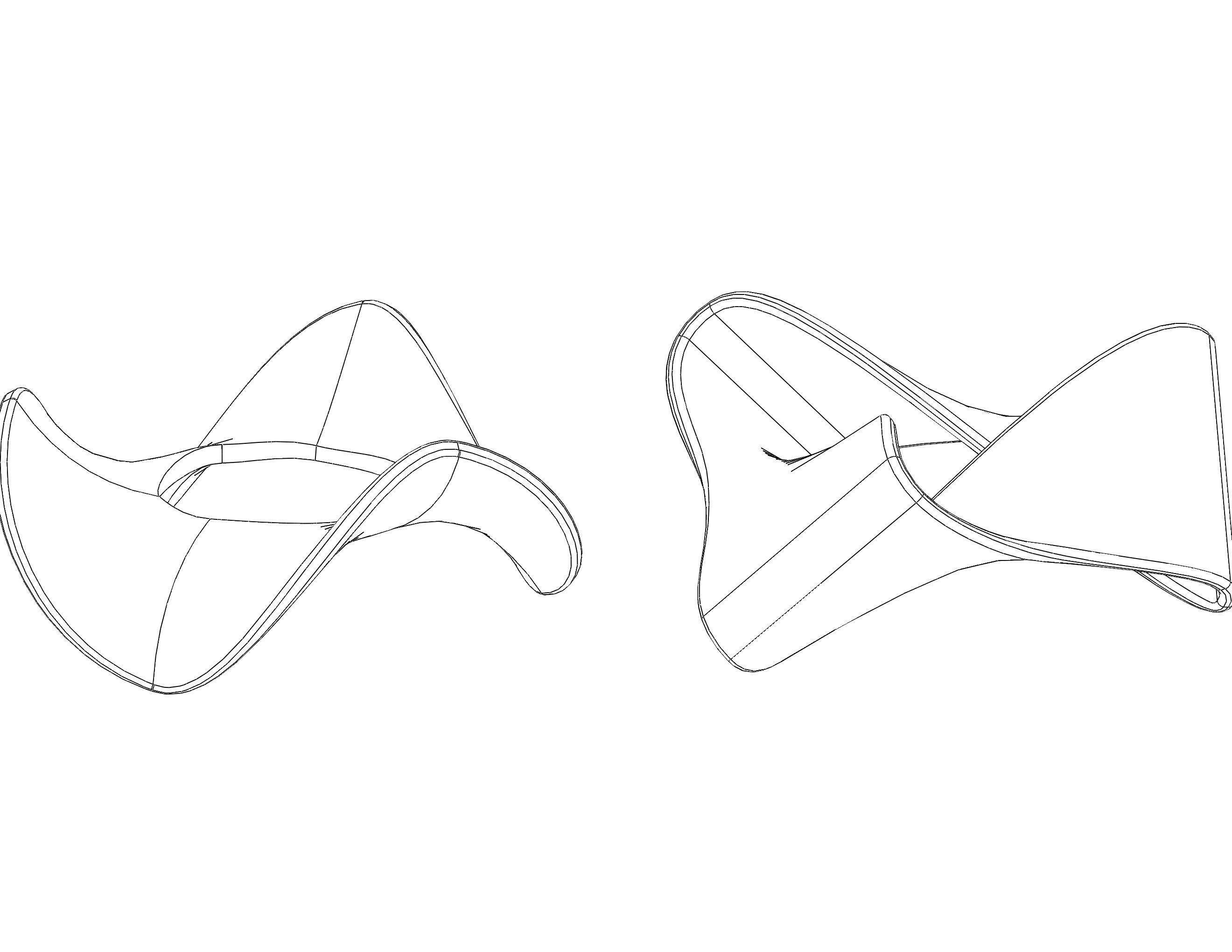 Moebius Shape Geometric Art 3D print model_2