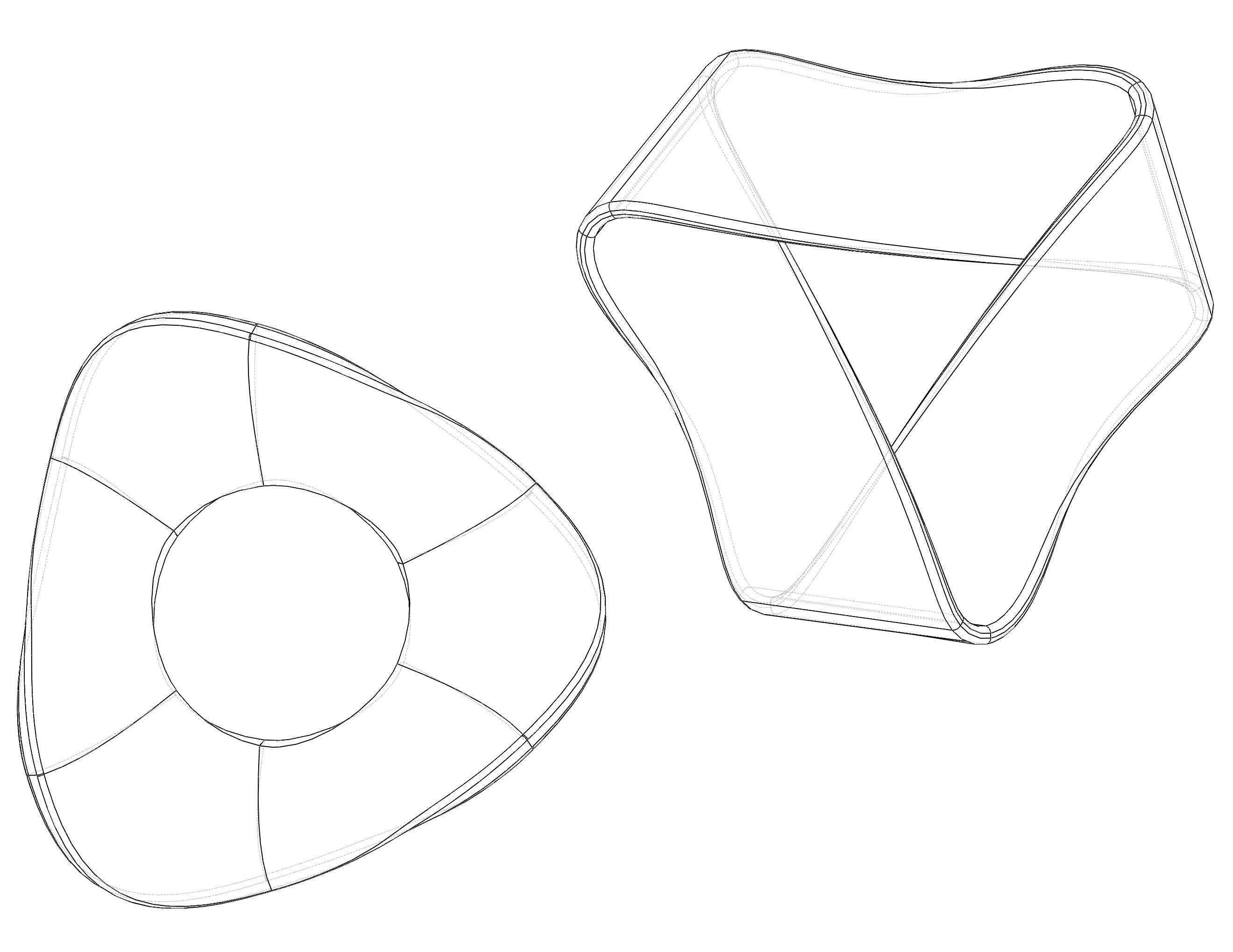 Moebius Shape Geometric Art 3D print model_15