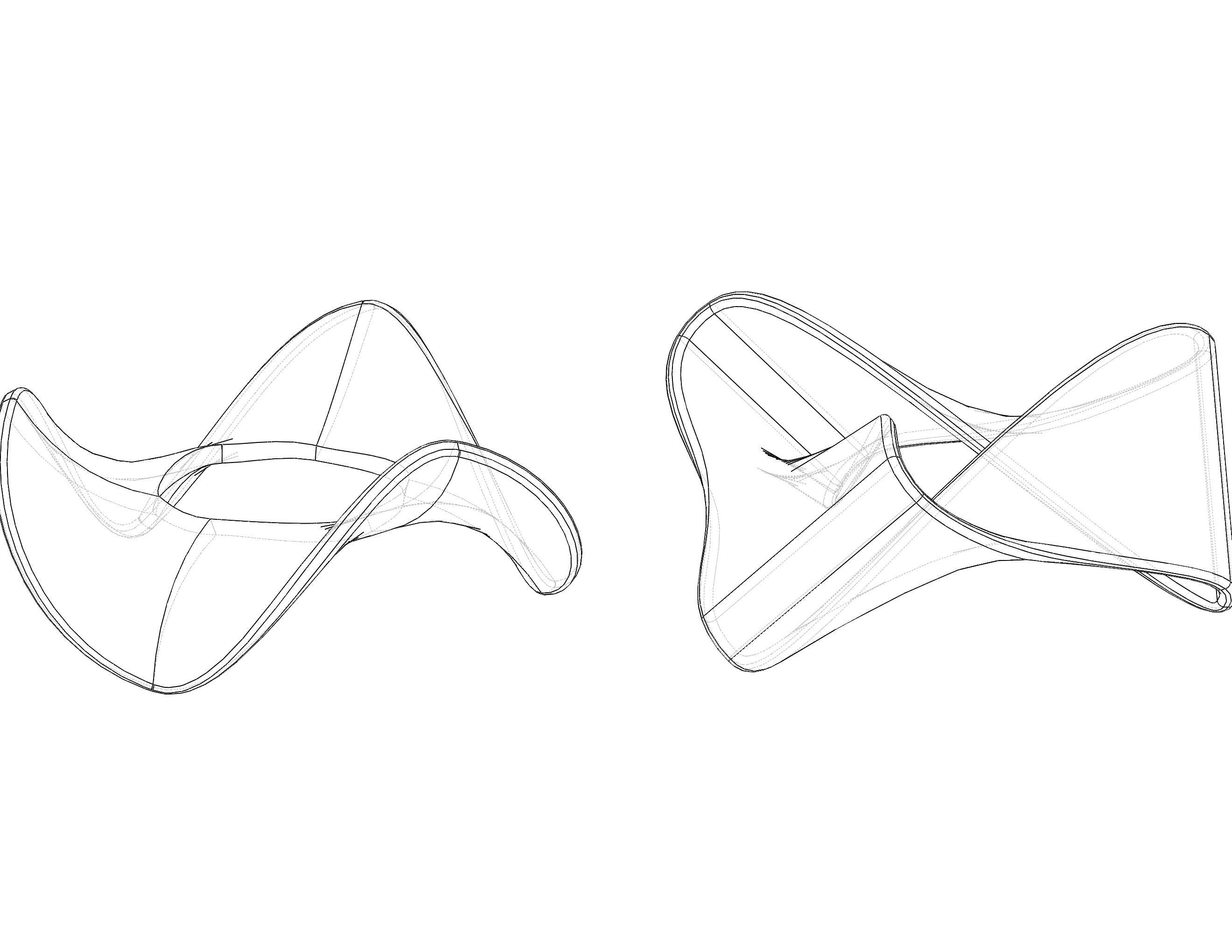 Moebius Shape Geometric Art 3D print model_3