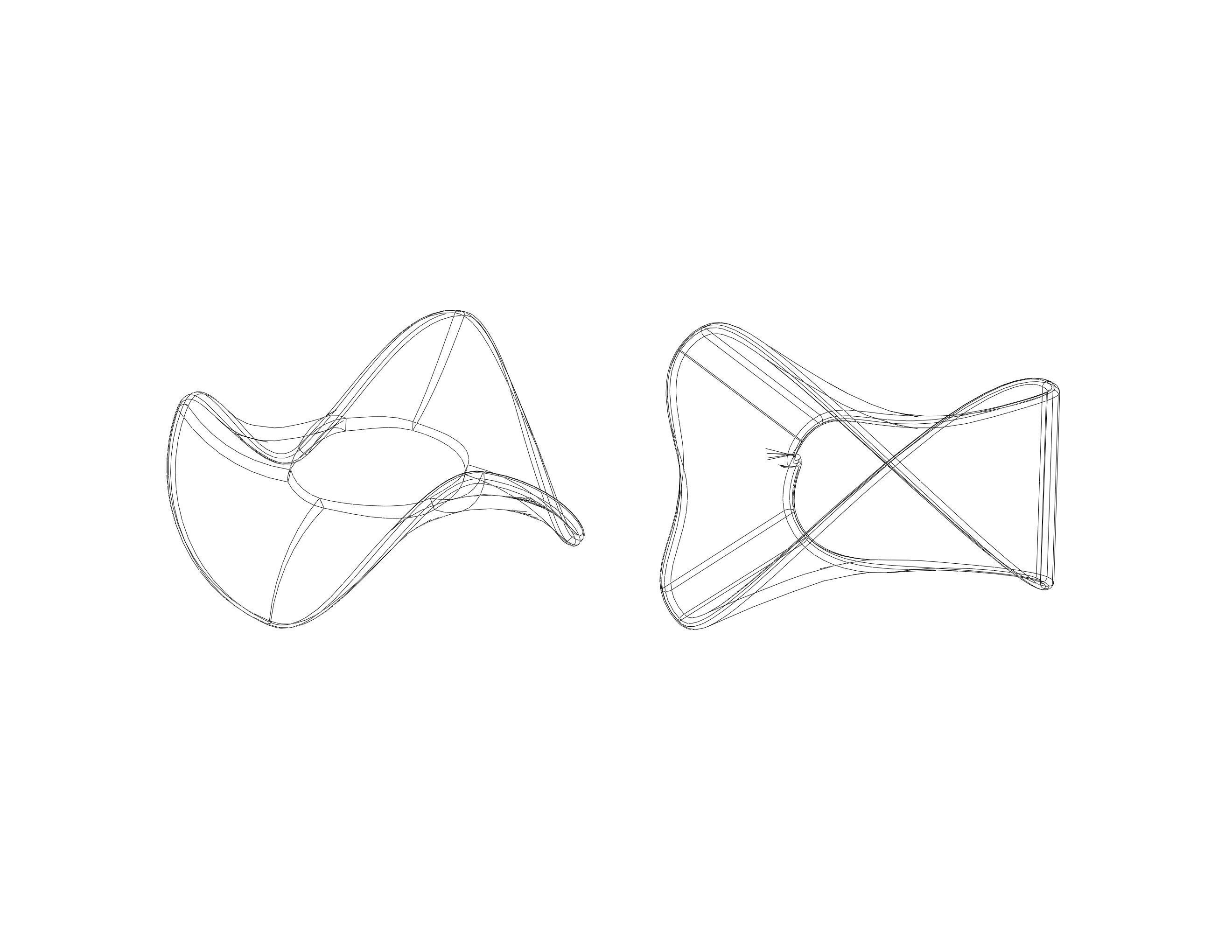 Moebius Shape Geometric Art 3D print model_12