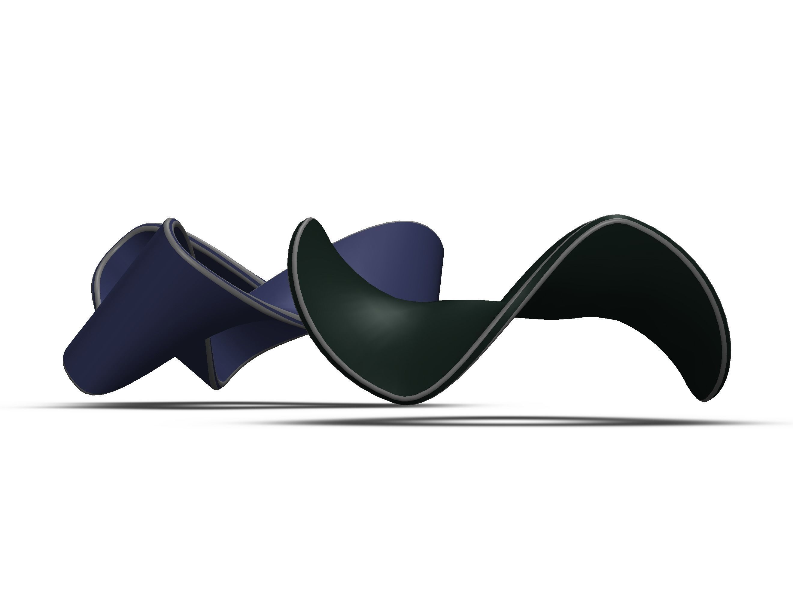 Moebius Shape Geometric Art 3D print model_33