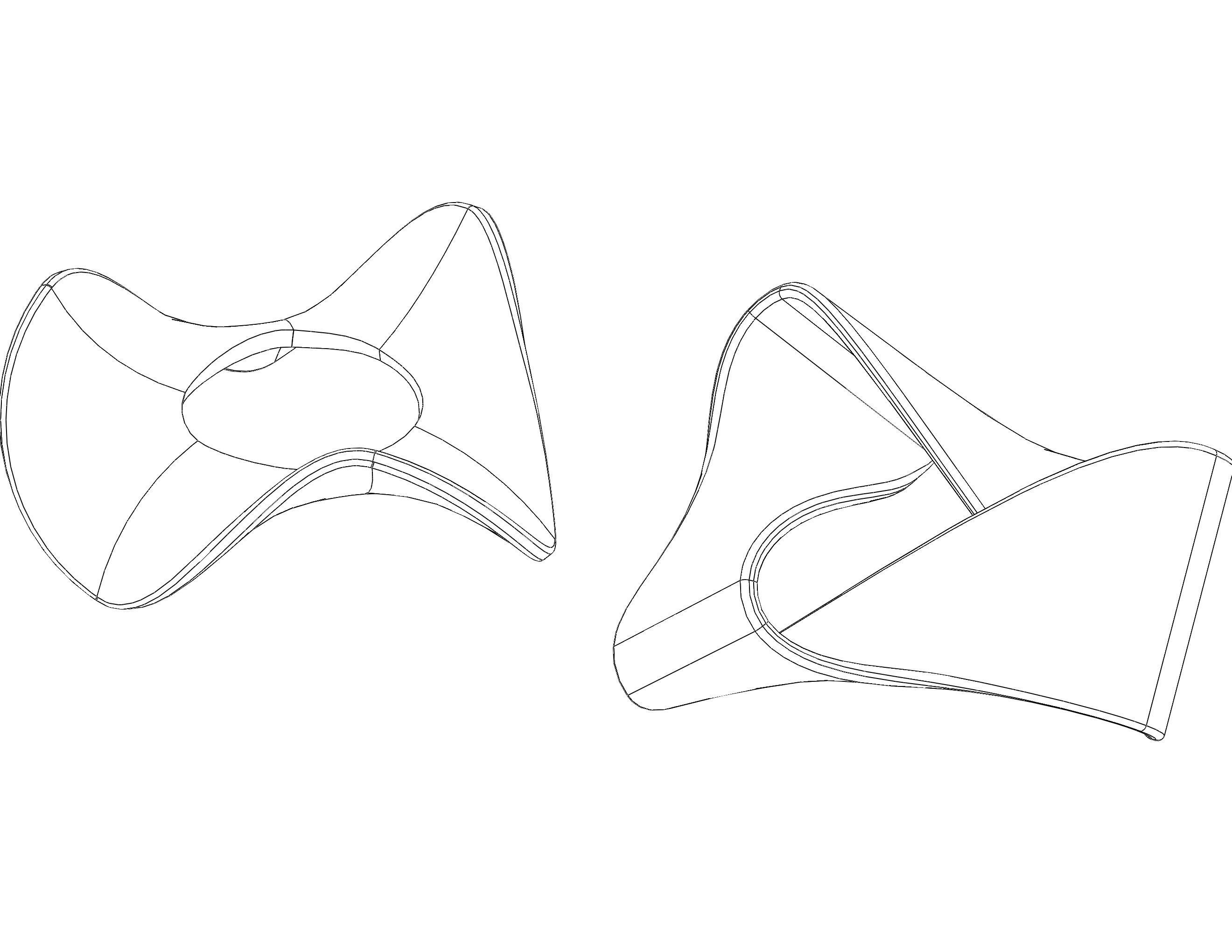 Moebius Shape Geometric Art 3D print model_6