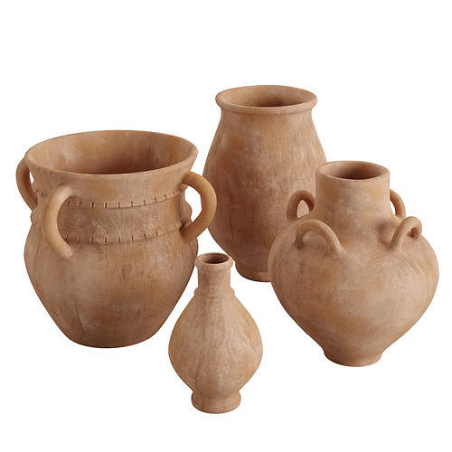 Halldale Terracotta Vase Collection 3D model